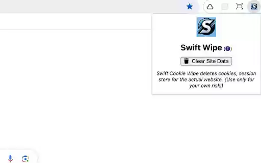 SwiftWipe  from Chrome web store to be run with OffiDocs Chromium online