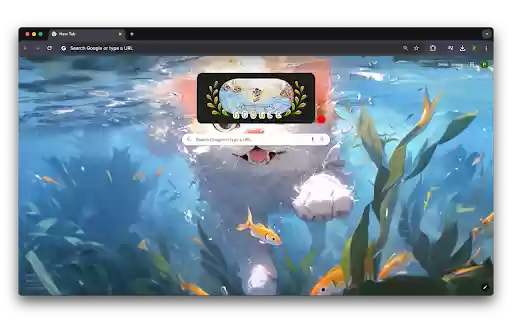 Swimming Cat  from Chrome web store to be run with OffiDocs Chromium online