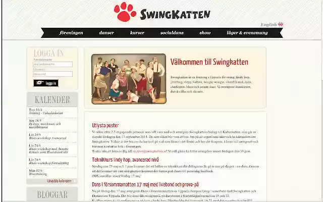 Swingkatten dansoch kulturförening  from Chrome web store to be run with OffiDocs Chromium online