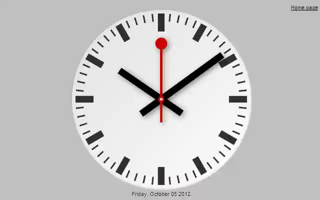 Swiss Clock CE 7  from Chrome web store to be run with OffiDocs Chromium online