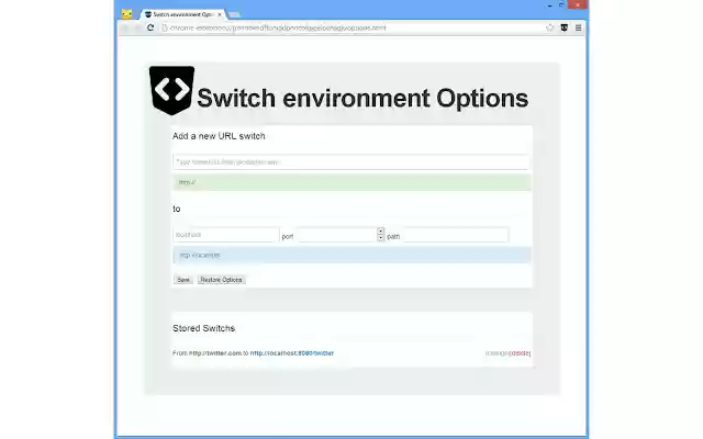 Switch environment  from Chrome web store to be run with OffiDocs Chromium online