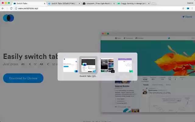 Switch Tabs  from Chrome web store to be run with OffiDocs Chromium online