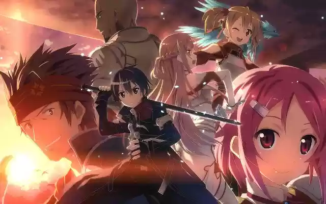 Sword art online: Theme  from Chrome web store to be run with OffiDocs Chromium online