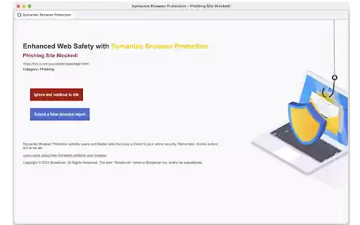 Symantec Browser Protection  from Chrome web store to be run with OffiDocs Chromium online