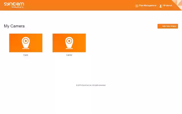 SyncCam Cloud Camera  from Chrome web store to be run with OffiDocs Chromium online