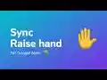 Sync Raise hand  from Chrome web store to be run with OffiDocs Chromium online