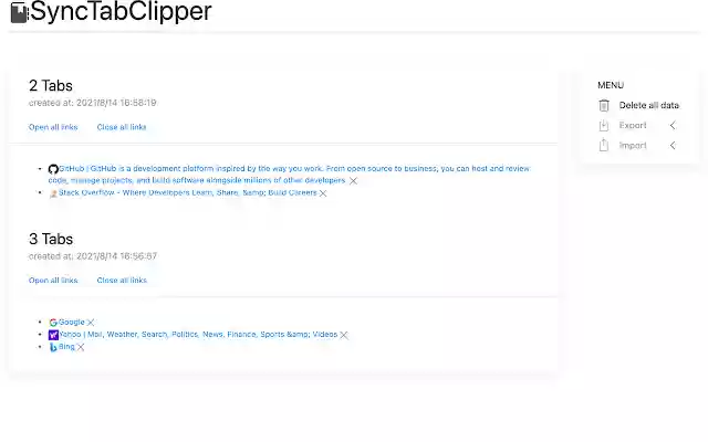 SyncTabClipper from Chrome web store to be run with OffiDocs Chromium online SyncTabClipper from Chrome web store to be run with OffiDocs Chromium online