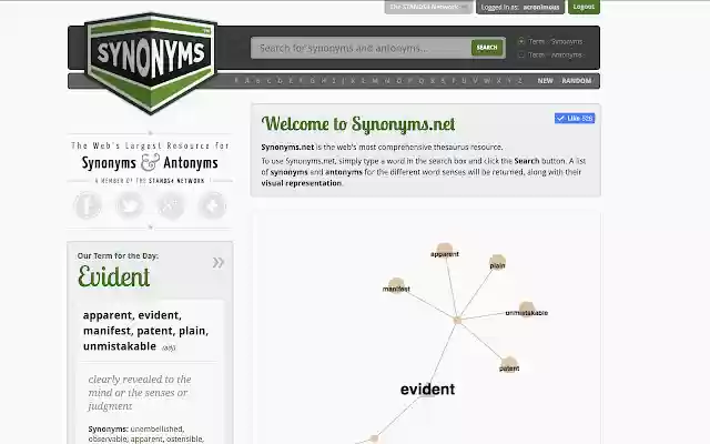 Synonyms.com from Chrome web store to be run with OffiDocs Chromium online Synonyms.com from Chrome web store to be run with OffiDocs Chromium online
