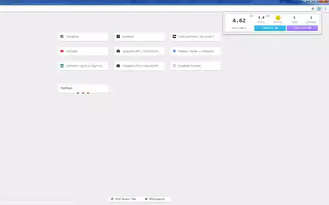 Tabbbed  from Chrome web store to be run with OffiDocs Chromium online