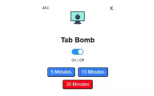 Tab Bomb  from Chrome web store to be run with OffiDocs Chromium online