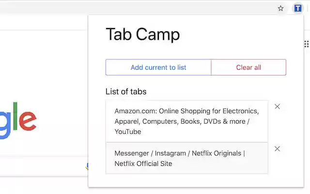 Tab Camp from Chrome web store to be run with OffiDocs Chromium online Tab Camp from Chrome web store to be run with OffiDocs Chromium online