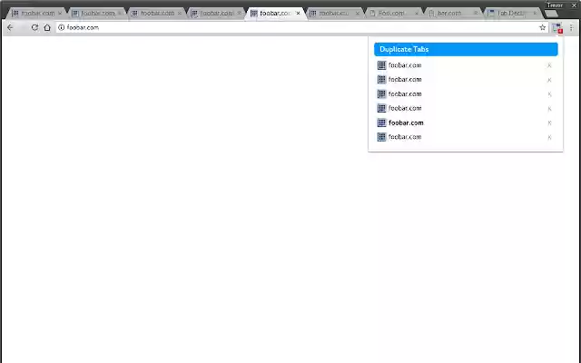 Tab Deduper  from Chrome web store to be run with OffiDocs Chromium online