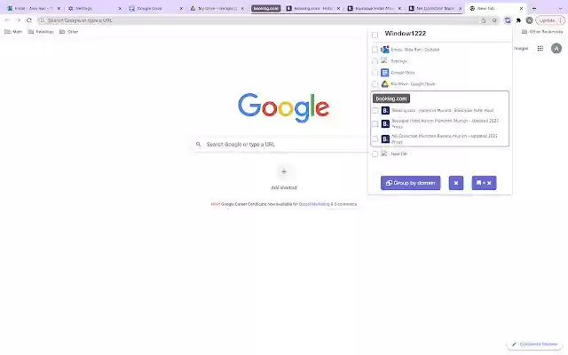 TabEasy  from Chrome web store to be run with OffiDocs Chromium online