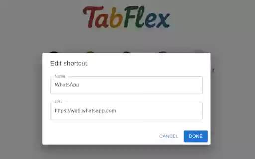 TabFlex  from Chrome web store to be run with OffiDocs Chromium online