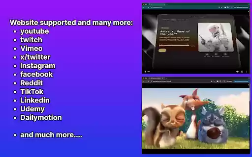 Tab Fullscreen Video Windowed Fullscreen  from Chrome web store to be run with OffiDocs Chromium online