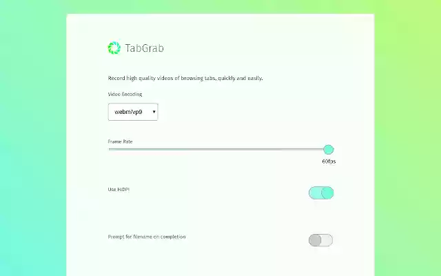 TabGrab  from Chrome web store to be run with OffiDocs Chromium online