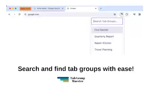 Tab Group Maestro  from Chrome web store to be run with OffiDocs Chromium online