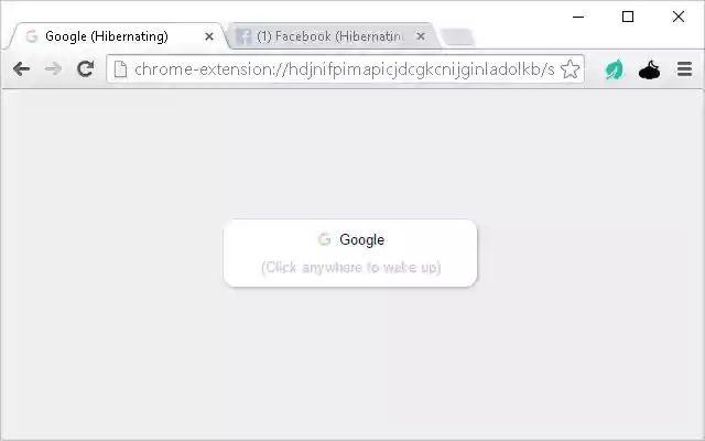 Tab Hibernate  from Chrome web store to be run with OffiDocs Chromium online