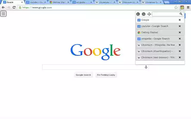 TabList Manager  from Chrome web store to be run with OffiDocs Chromium online