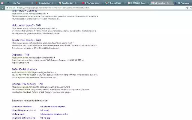 Tab Number  from Chrome web store to be run with OffiDocs Chromium online