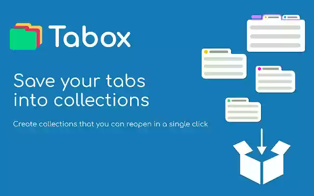 Los grupos de pestañas Tabox Save and Share de Chrome web store se ejecutarán con OffiDocs Chromium en línea