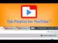 Tab Playlist for YouTube™  from Chrome web store to be run with OffiDocs Chromium online
