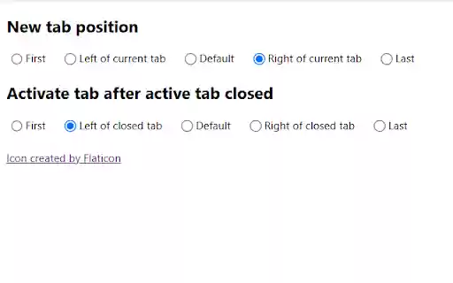 Tab Position Manager ຈາກຮ້ານເວັບ Chrome ທີ່ຈະດໍາເນີນການກັບ OffiDocs Chromium ອອນໄລນ໌