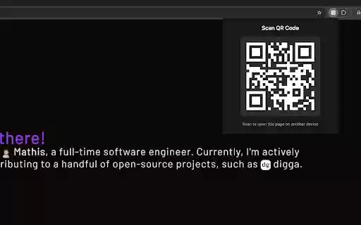 TabQR  from Chrome web store to be run with OffiDocs Chromium online
