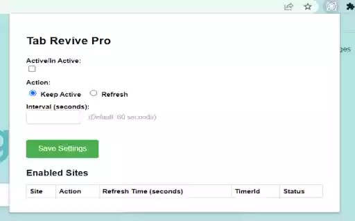 TabRevivePro  from Chrome web store to be run with OffiDocs Chromium online