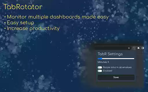 Tab Rotator  from Chrome web store to be run with OffiDocs Chromium online