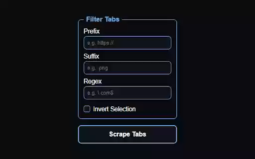 Tab Scraper  from Chrome web store to be run with OffiDocs Chromium online