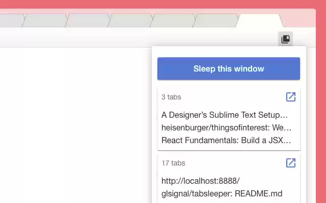 tabsleeper from Chrome web store to be run with OffiDocs Chromium online tabsleeper from Chrome web store to be run with OffiDocs Chromium online