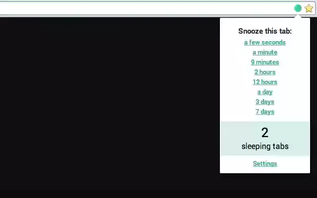 TabSnooze from Chrome web store to be run with OffiDocs Chromium online TabSnooze from Chrome web store to be run with OffiDocs Chromium online