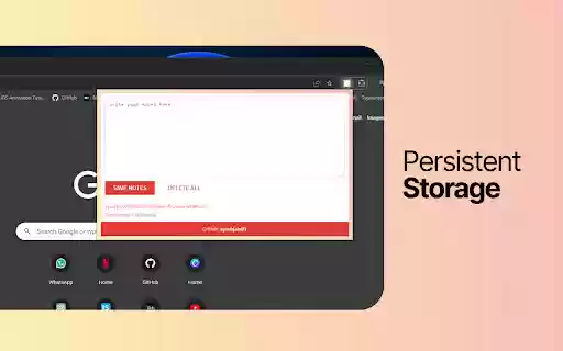Tabs Note Taker  from Chrome web store to be run with OffiDocs Chromium online