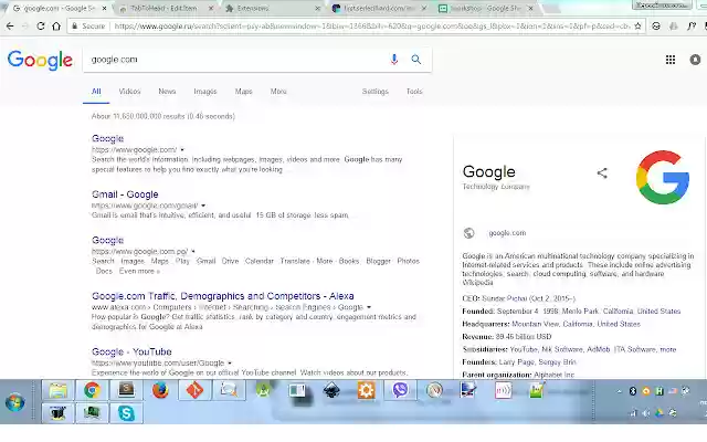 TabToHead  from Chrome web store to be run with OffiDocs Chromium online