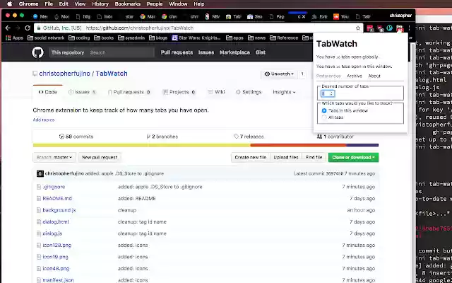 TabWatch from Chrome web store to be run with OffiDocs Chromium online TabWatch from Chrome web store to be run with OffiDocs Chromium online