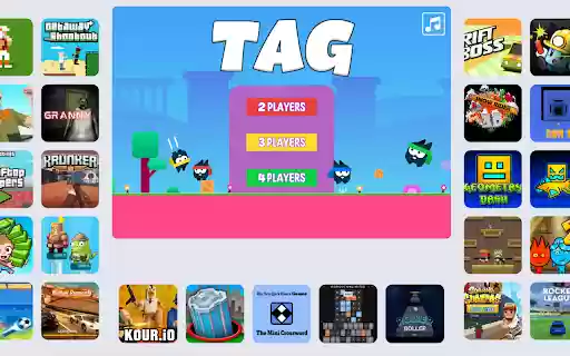 Tag Game  from Chrome web store to be run with OffiDocs Chromium online