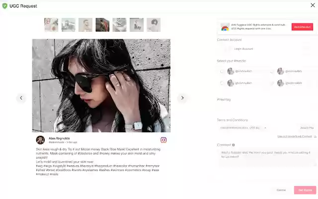 Taggbox  from Chrome web store to be run with OffiDocs Chromium online