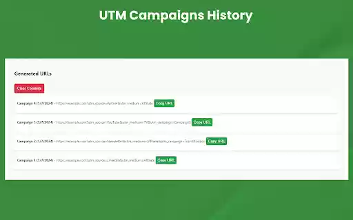 TAGLAB Easy UTM Parameters Creator  from Chrome web store to be run with OffiDocs Chromium online