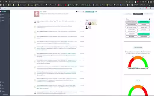 Taiga metrics  from Chrome web store to be run with OffiDocs Chromium online