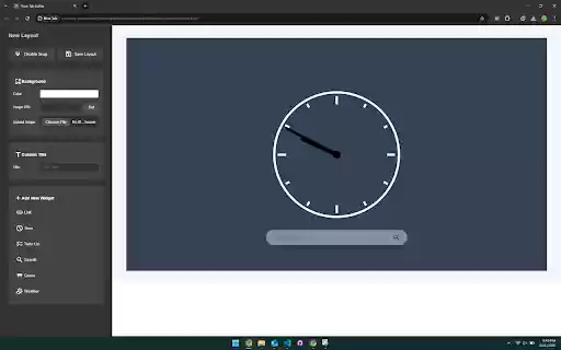 Tailor Tab  from Chrome web store to be run with OffiDocs Chromium online