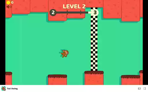 Tail Swing Game Use your tail to swing through challenging levels!  from Chrome web store to be run with OffiDocs Chromium online