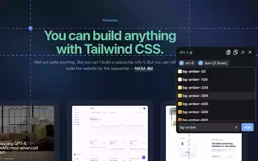 Tailwind CSS Scanner  from Chrome web store to be run with OffiDocs Chromium online