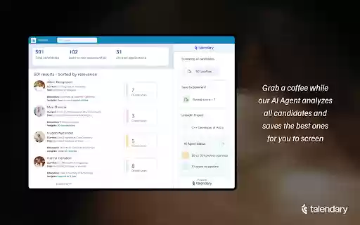 Talendary  from Chrome web store to be run with OffiDocs Chromium online