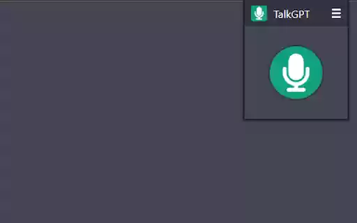 Talk GPT  from Chrome web store to be run with OffiDocs Chromium online