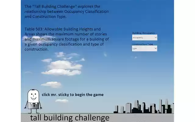 Tall Building Challenge from Chrome web store to be run with OffiDocs Chromium online Tall Building Challenge from Chrome web store to be run with OffiDocs Chromium online