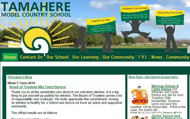 Tamahere Model Country School  from Chrome web store to be run with OffiDocs Chromium online