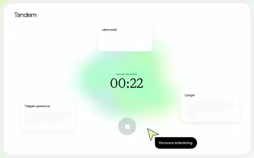 Tandem Health  from Chrome web store to be run with OffiDocs Chromium online