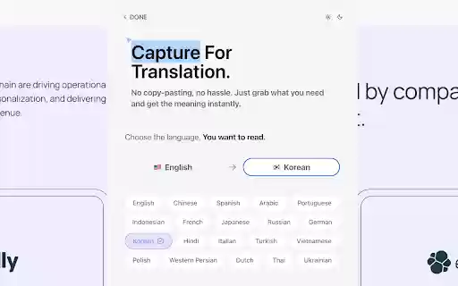 tapture  from Chrome web store to be run with OffiDocs Chromium online