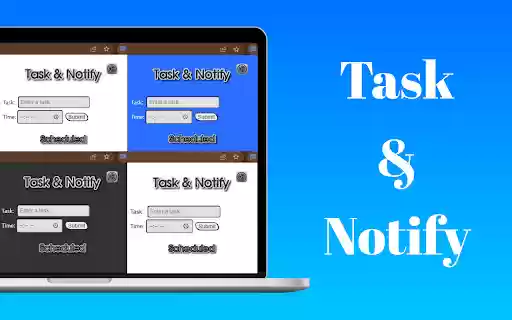 Task and Notify  from Chrome web store to be run with OffiDocs Chromium online